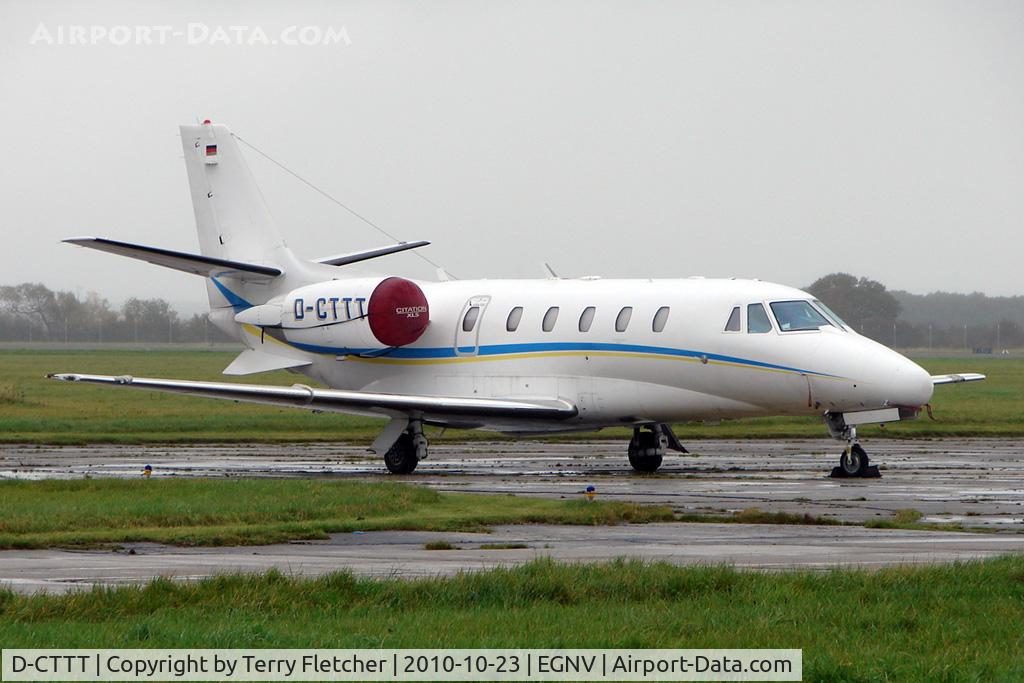 D-CTTT, 2005 Cessna 560XL Citation XLS C/N 560-5573, German registered Cessna C560, c/n: C560-5573 visiting Durham Tees Valley