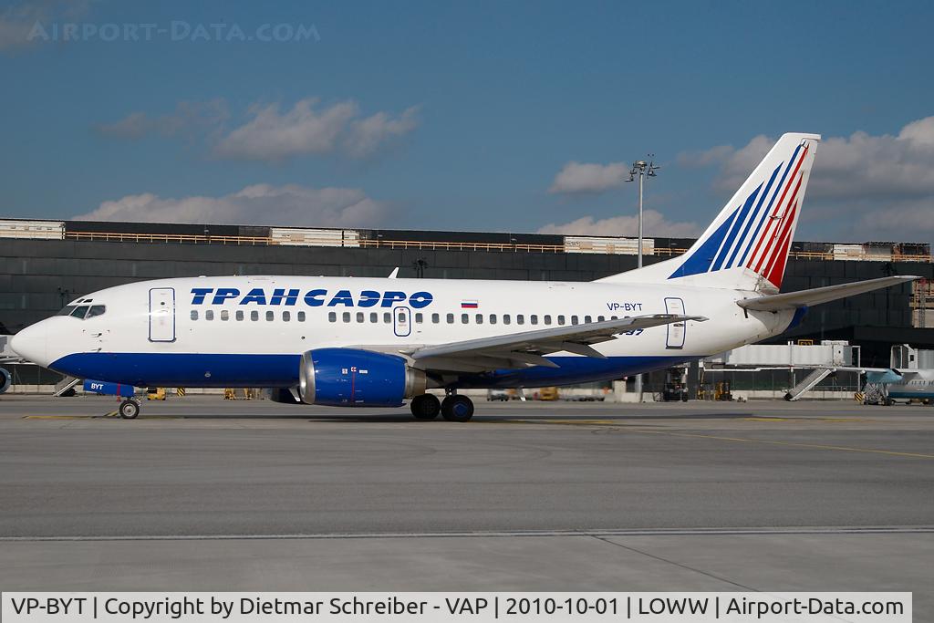 VP-BYT, 1998 Boeing 737-524 C/N 28928, Transaero Boeing 737-500