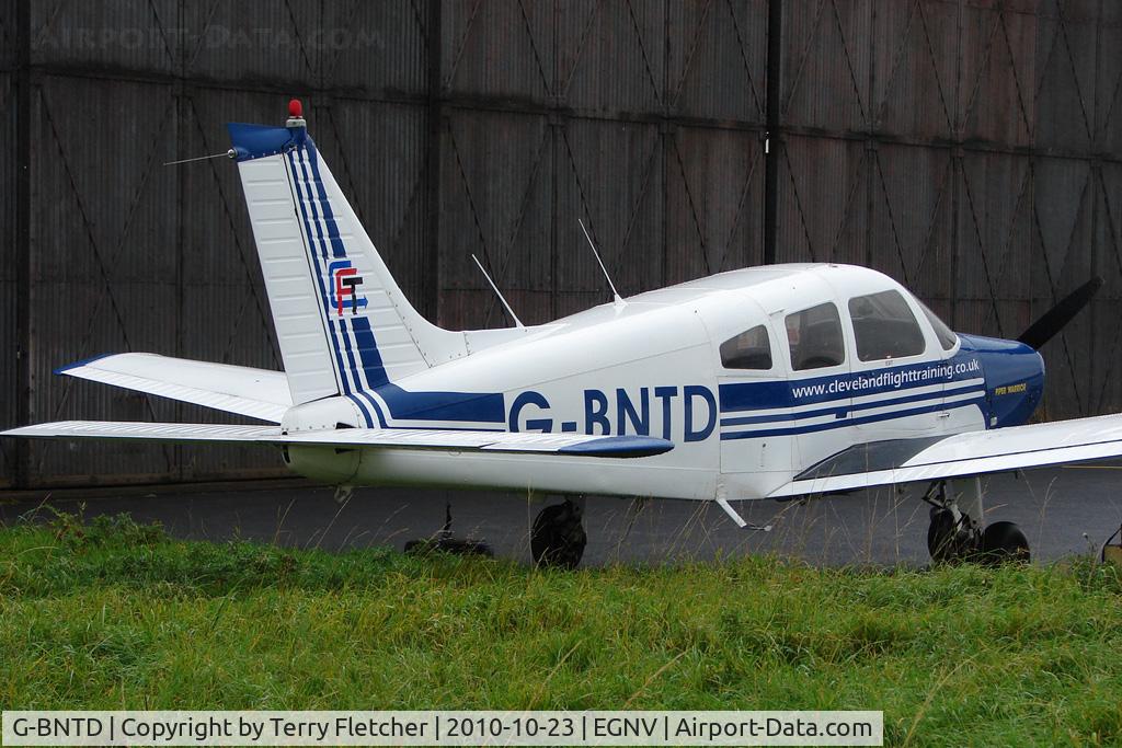 G-BNTD, 1977 Piper PA-28-161 Cherokee Warrior II C/N 28-7716235, 1977 Piper PIPER PA-28-161, c/n: 28-7716235 at Durham Tees Valley