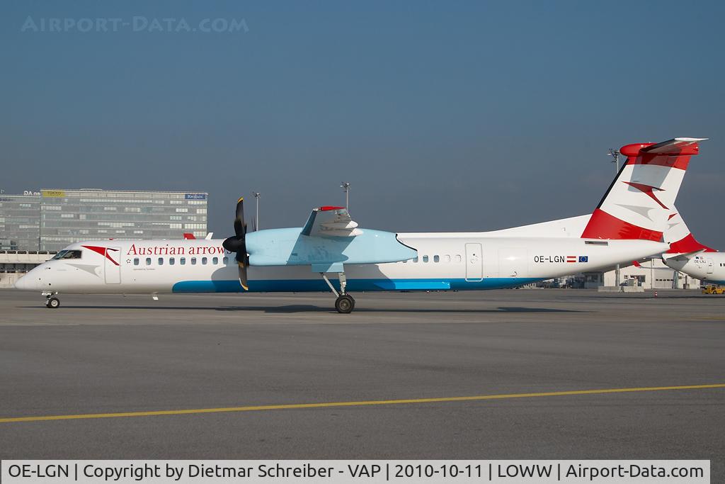OE-LGN, 2010 De Havilland Canada DHC-8-402Q Dash 8 C/N 4326, Austrian Arrows Dash 8-400