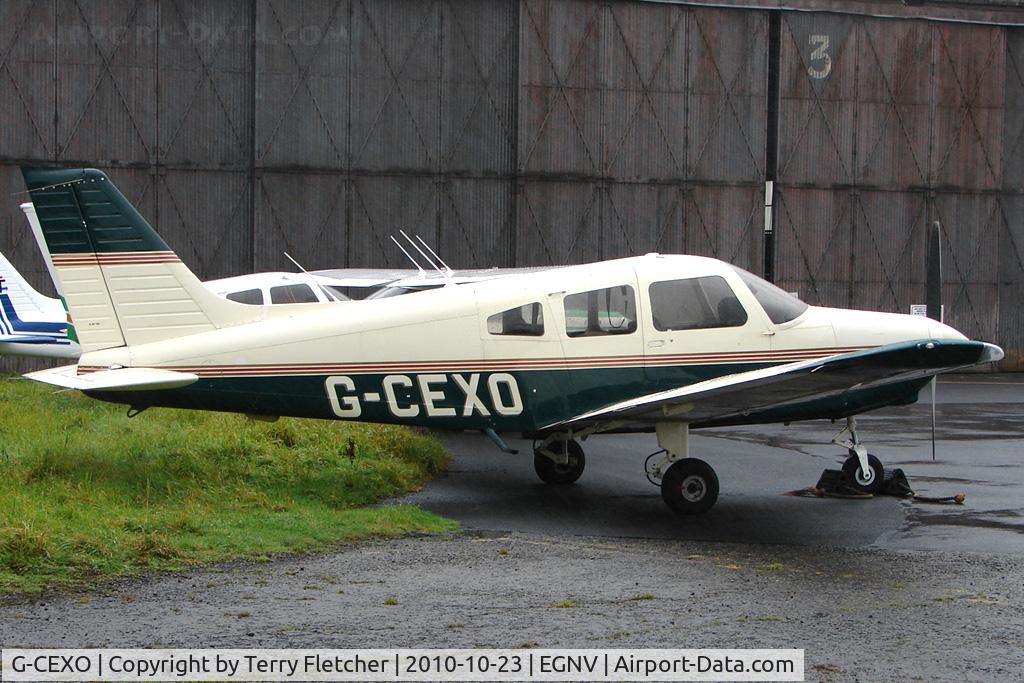 G-CEXO, 1998 Piper PA-28-161 Warrior III C/N 2842041, 1998 New Piper Aircraft Inc PIPER PA-28-161, c/n: 2842041 at Durham Tees Valley