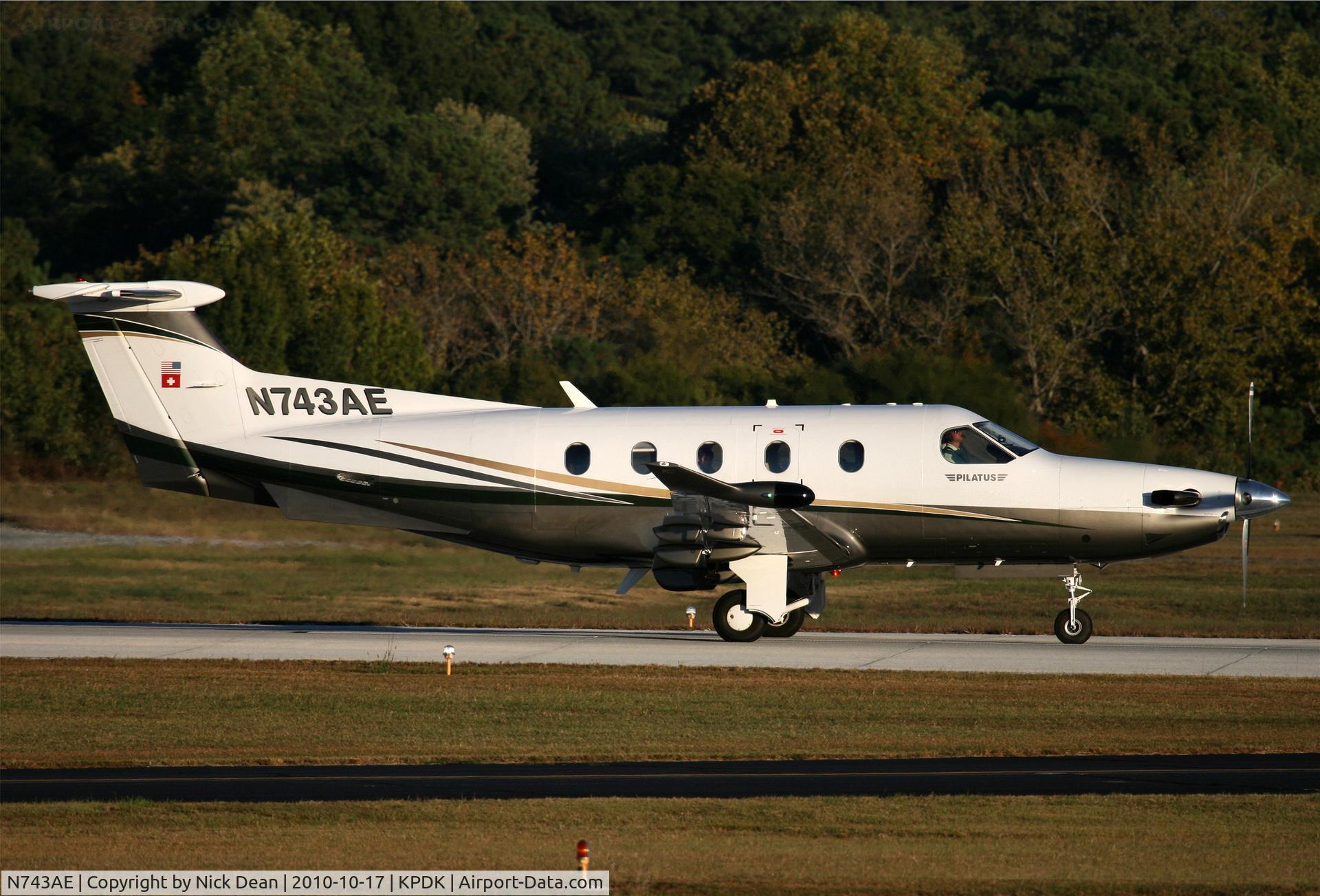 N743AE, 2006 Pilatus PC-12/47 C/N 743, KPDK NBAA 2010