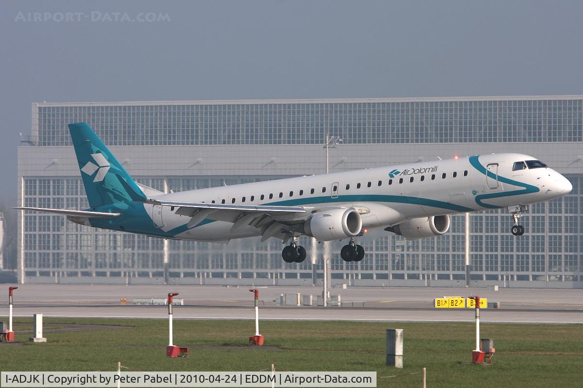 I-ADJK, 2009 Embraer 195LR (ERJ-190-200LR) C/N 19000245, MUC