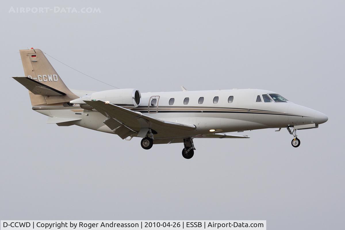 D-CCWD, 2009 Cessna 560XLS Citation Excel C/N 560-6039, Op by Eagle Aviation GmbH, based at Mannheim (EDFM)