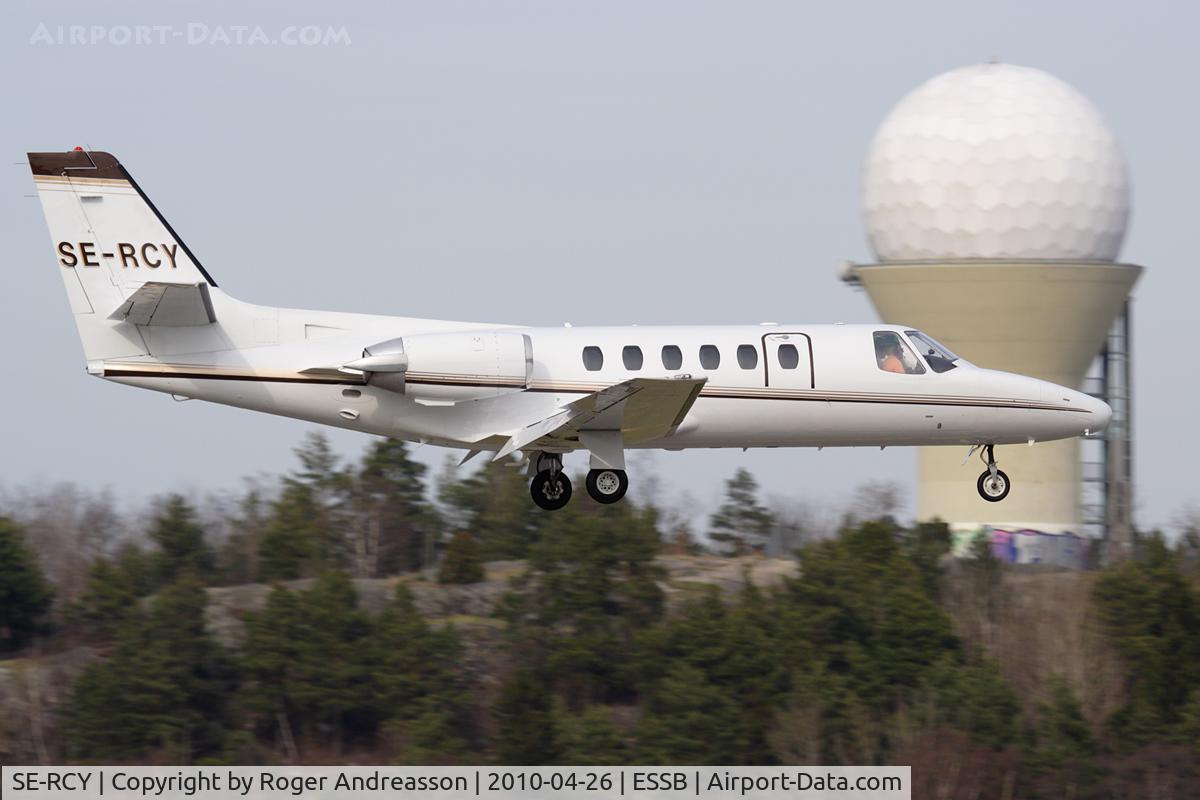 SE-RCY, 1980 Cessna 550 Citation II C/N 550-0302, Registrations used by this airframe: N144T, N133BC, N33BC, N792MA, (SE-RCX), SE-RCY