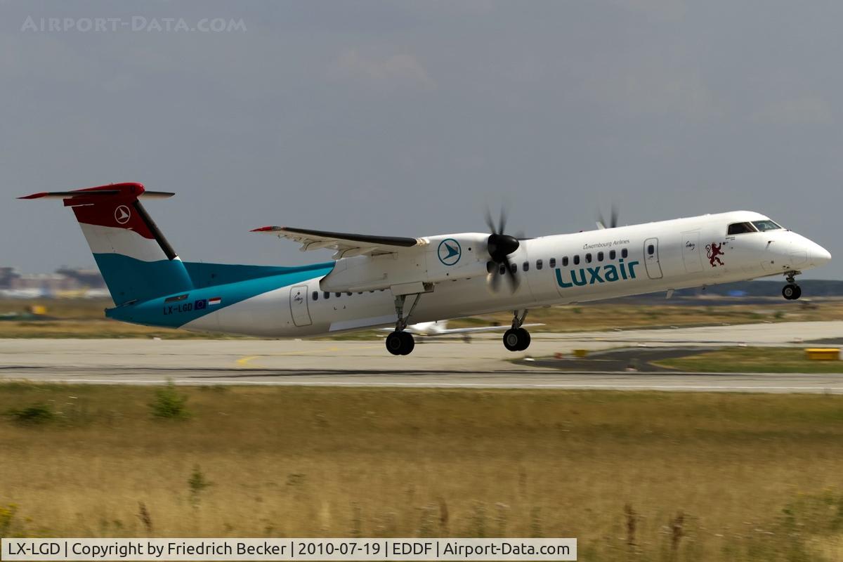 LX-LGD, 2007 De Havilland Canada DHC-8-402Q Dash 8 C/N 4171, rotation