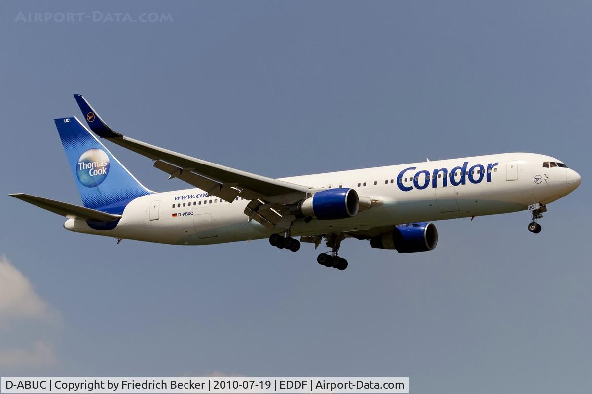 D-ABUC, 1992 Boeing 767-330/ER C/N 26992, short final RW07R