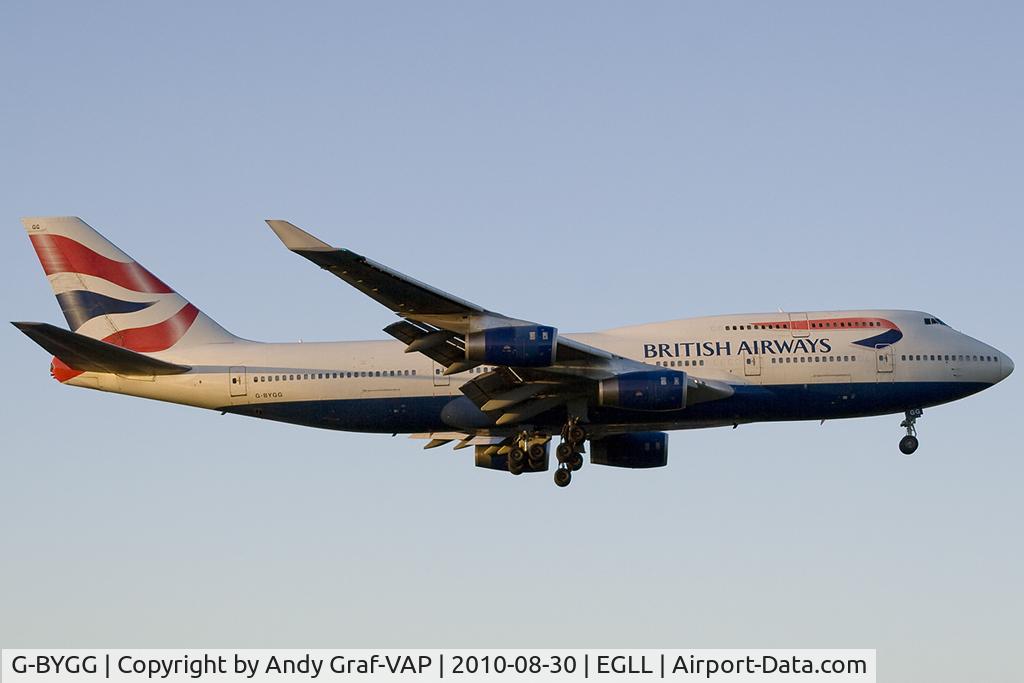 G-BYGG, 1999 Boeing 747-436 C/N 28859, British Airways 747-400