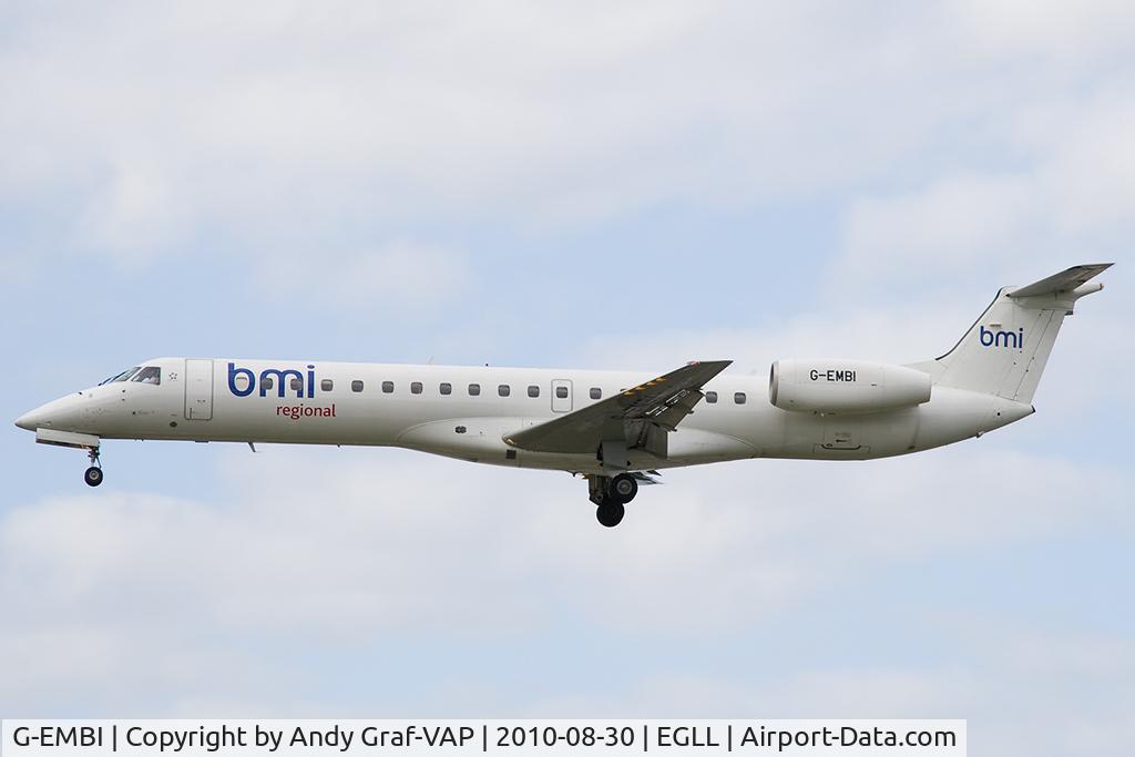 G-EMBI, 1999 Embraer EMB-145EU (ERJ-145EU) C/N 145126, BMI Regional EMB145