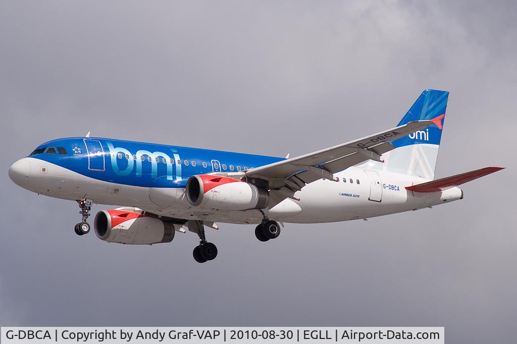 G-DBCA, 2004 Airbus A319-131 C/N 2098, BMI A319