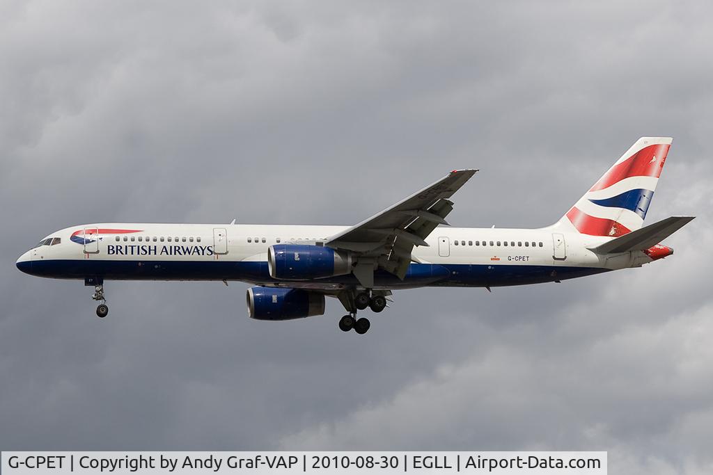 G-CPET, 1998 Boeing 757-236 C/N 29115, British Airways 757-200