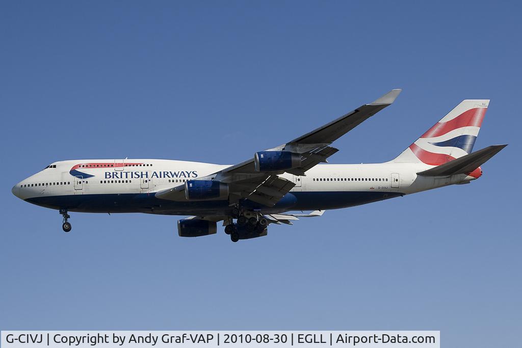 G-CIVJ, 1997 Boeing 747-436 C/N 25817, British Airways 747-400