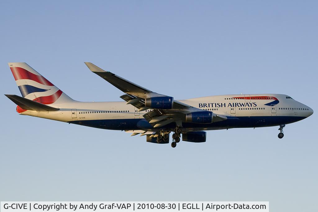 G-CIVE, 1994 Boeing 747-436 C/N 27350, British Airways 747-400egll