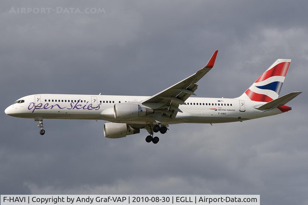 F-HAVI, 1990 Boeing 757-26D C/N 24473, Open Skies 757-200