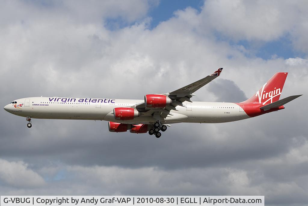 G-VBUG, 2007 Airbus A340-642 C/N 804, Virgin Atlantic A340-600