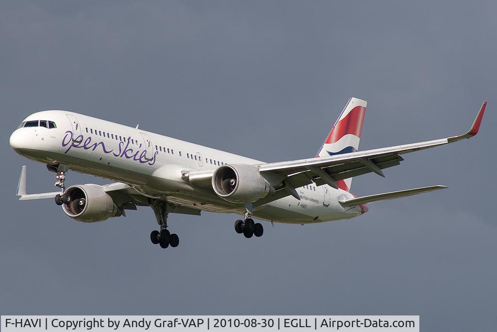 F-HAVI, 1990 Boeing 757-26D C/N 24473, Open Skies 757-200