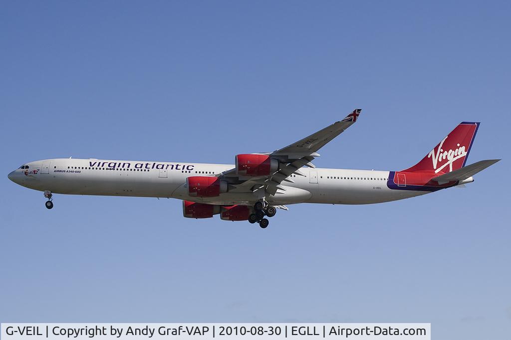 G-VEIL, 2004 Airbus A340-642 C/N 575, Virgin Atlantic A340-600