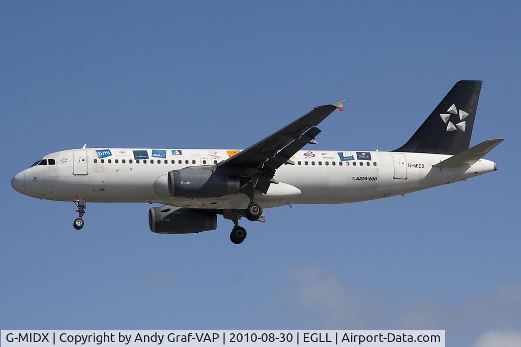 G-MIDX, 2000 Airbus A320-232 C/N 1177, BMI A320