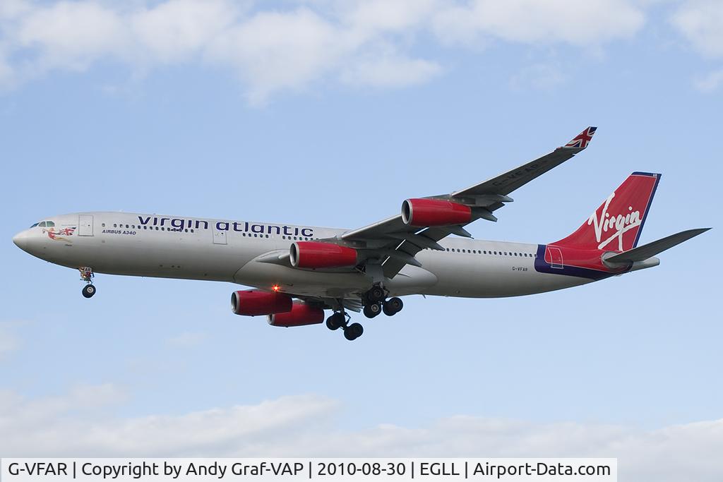G-VFAR, 1998 Airbus A340-313X C/N 225, Virgin Atalantic A340-300