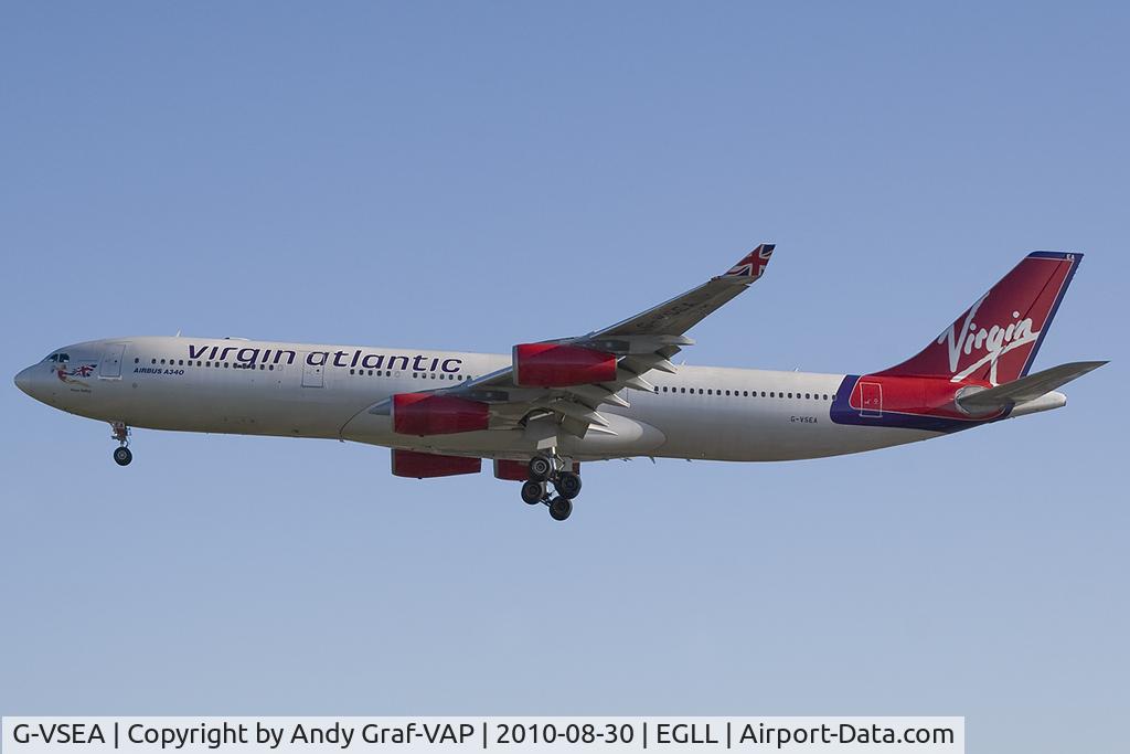 G-VSEA, 1992 Airbus A340-311 C/N 003, Virgin Atlantic A340-300