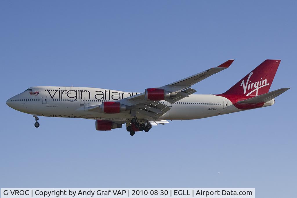 G-VROC, 2003 Boeing 747-41R C/N 32746, Virgin Atlantic 747-400