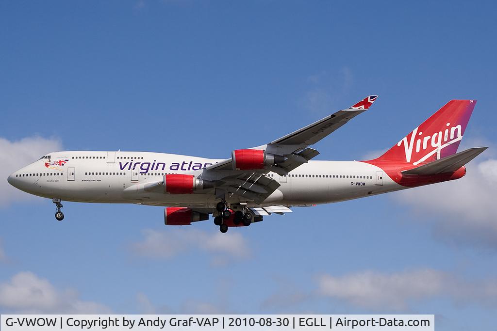 G-VWOW, 2001 Boeing 747-41R C/N 32745, Virgin Atlantic 747-400
