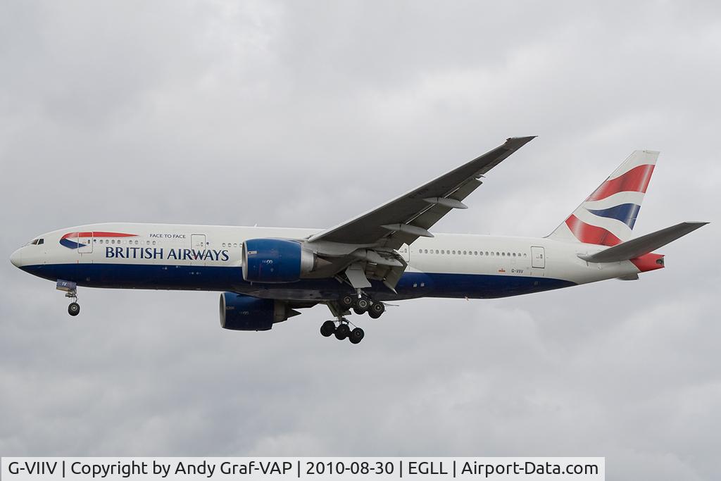G-VIIV, 1999 Boeing 777-236 C/N 29964, British Airways 777-200