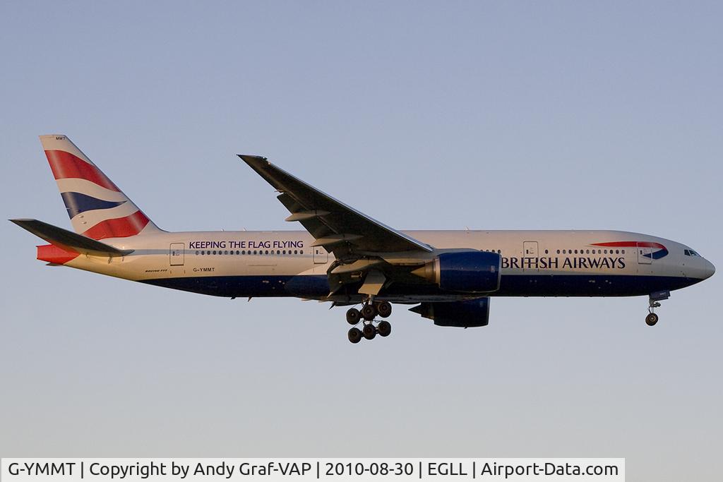 G-YMMT, 2009 Boeing 777-236/ER C/N 36518, British Airways 777-200