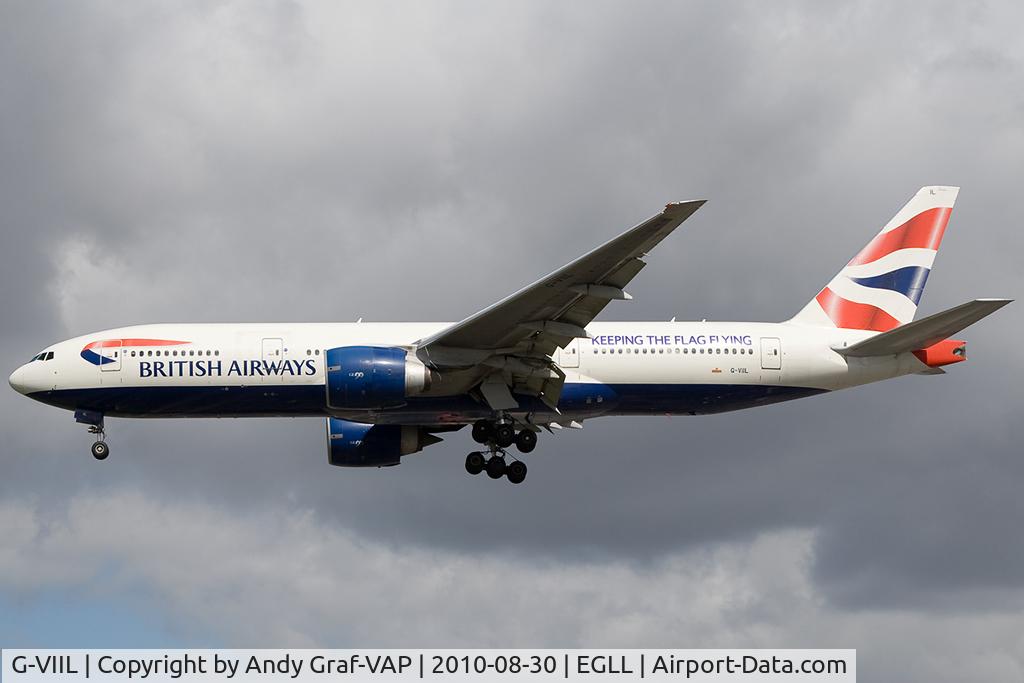 G-VIIL, 1998 Boeing 777-236/ER C/N 27493, British Airways 777-200