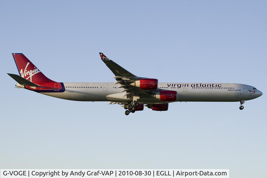 G-VOGE, 2002 Airbus A340-642 C/N 416, Virgin Atlantic A340-600