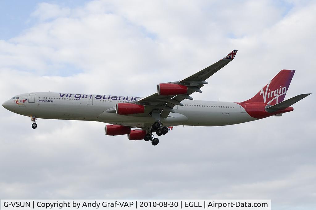 G-VSUN, 1996 Airbus A340-313 C/N 114, Virgin Atlantic A340-300