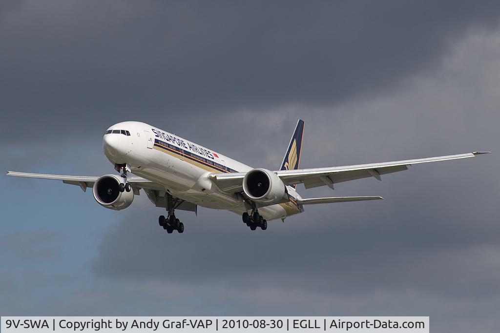 9V-SWA, 2006 Boeing 777-312/ER C/N 34568, Singapore Airlines 777-300