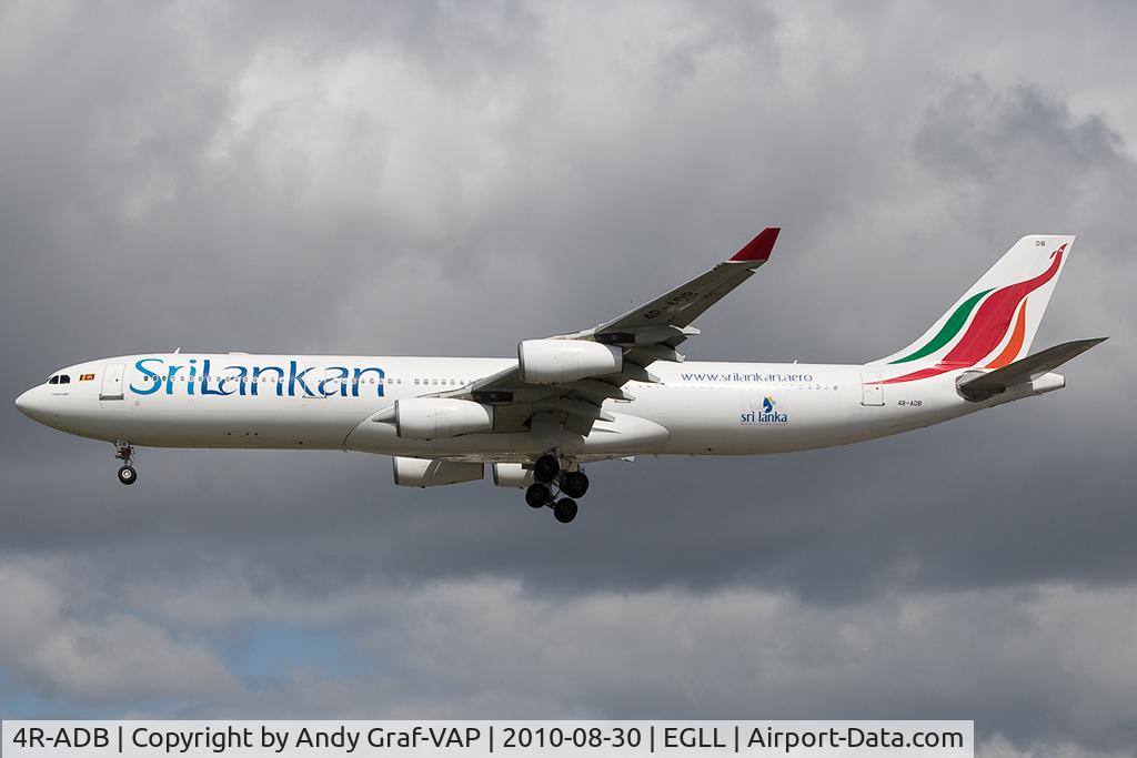 4R-ADB, 1994 Airbus A340-311 C/N 033, Sri Lankan A340-300
