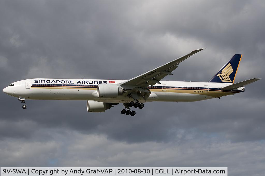 9V-SWA, 2006 Boeing 777-312/ER C/N 34568, Singapore Airlines 777-300