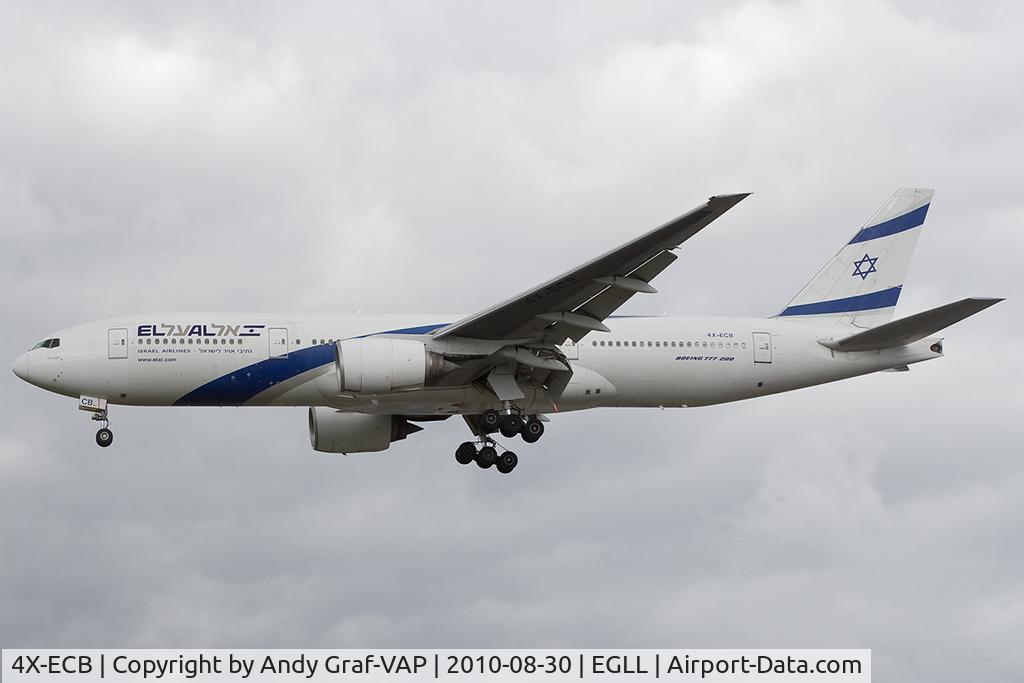 4X-ECB, 2001 Boeing 777-258/ER C/N 30832, El Al 777-200