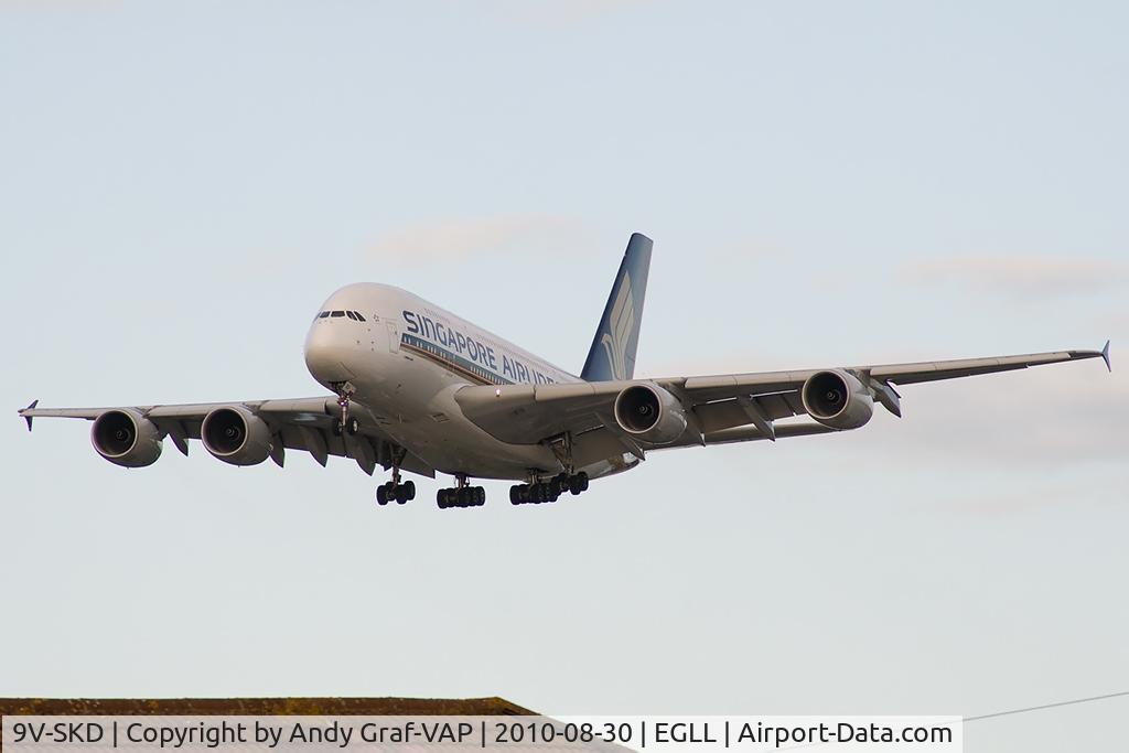 9V-SKD, 2008 Airbus A380-841 C/N 008, Singapore Airlines A380-800