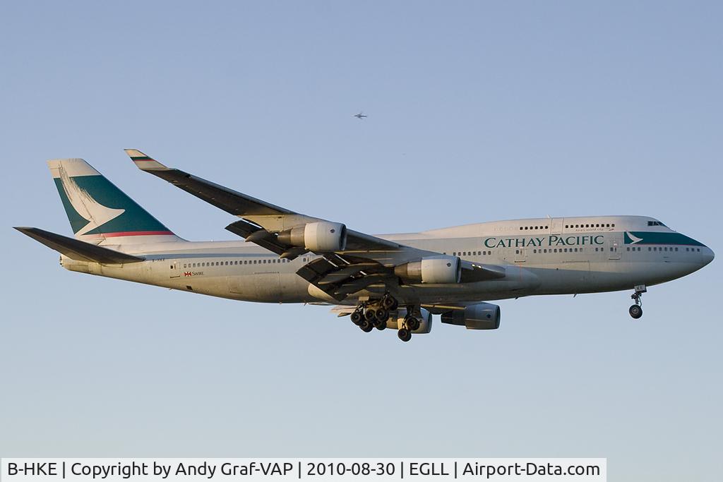 B-HKE, 1991 Boeing 747-412 C/N 25127, Cathay Pacific 747-400