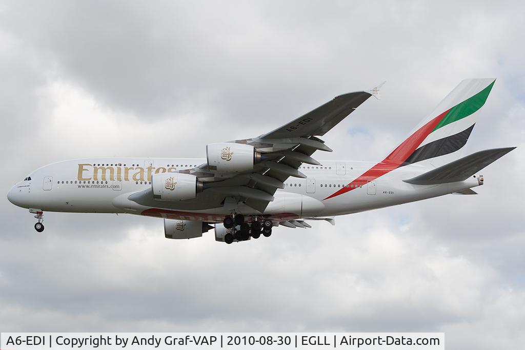 A6-EDI, 2009 Airbus A380-861 C/N 028, Emirates A380-800