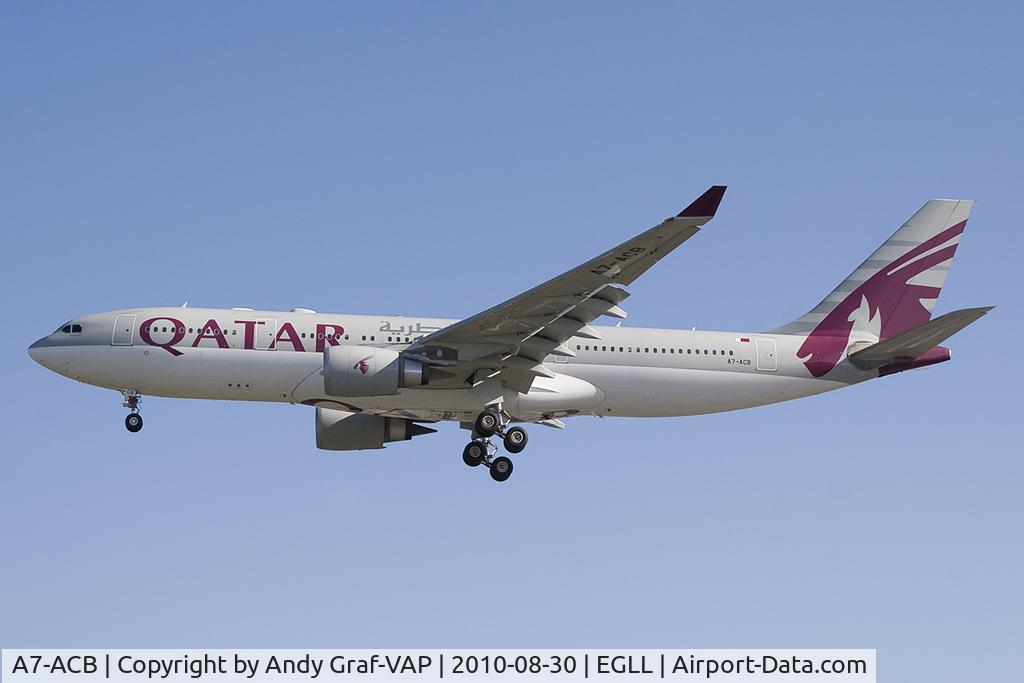 A7-ACB, 2002 Airbus A330-203 C/N 489, Qatar Airways A330-200