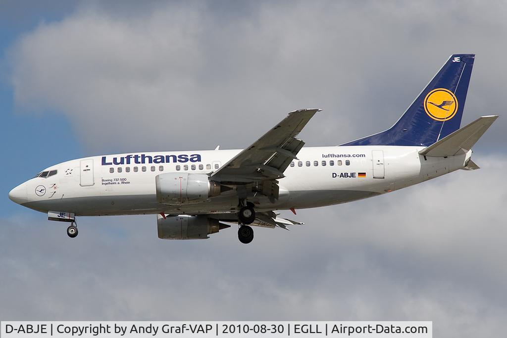 D-ABJE, 1991 Boeing 737-530 C/N 25310, Lufthansa 737-500