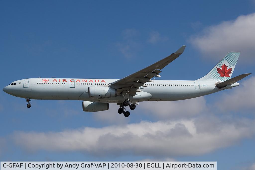 C-GFAF, 1999 Airbus A330-343 C/N 0277, Air Canada A330-300
