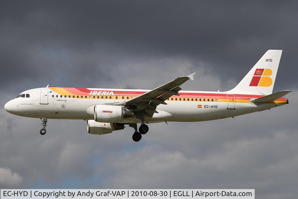 EC-HYD, 2000 Airbus A320-214 C/N 1288, Iberia A320