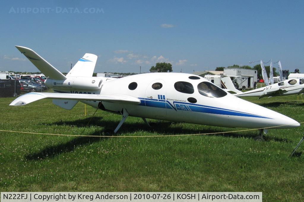 N222FJ, 1997 Scaled Composites 271 V-Jet II C/N 001, EAA AirVenture 2010