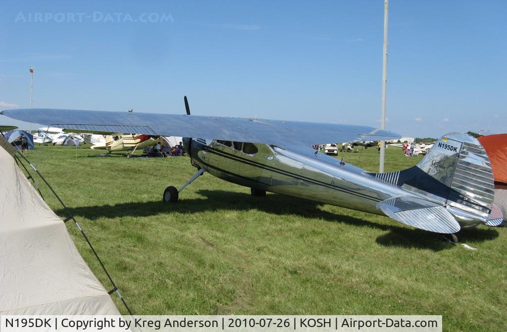 N195DK, 1950 Cessna 195A C/N 7615, EAA AirVenture 2010