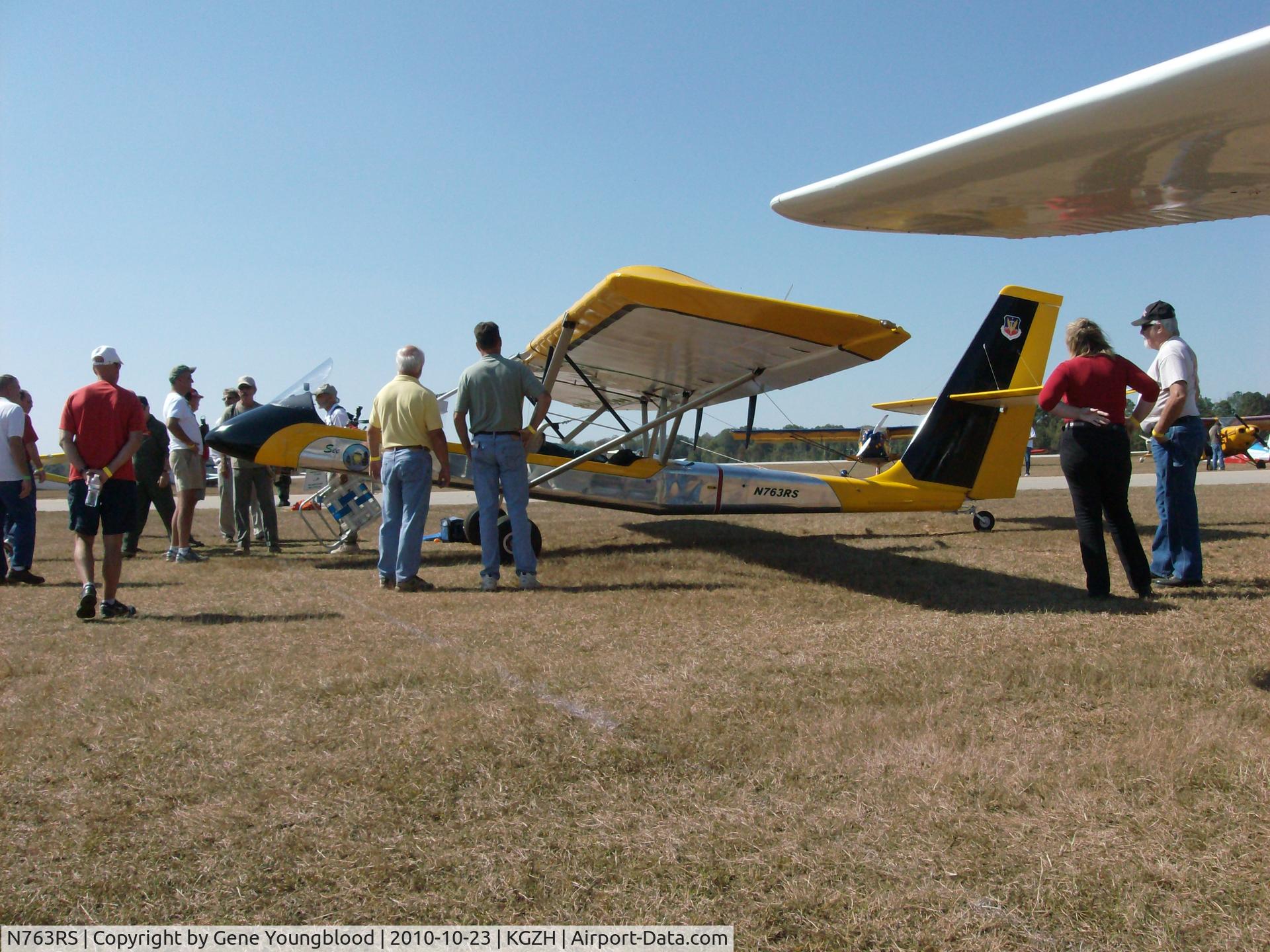 N763RS, Leza-Lockwood Air Cam C/N AC137, At SERFI, Evergreen, AL 23 October 2010