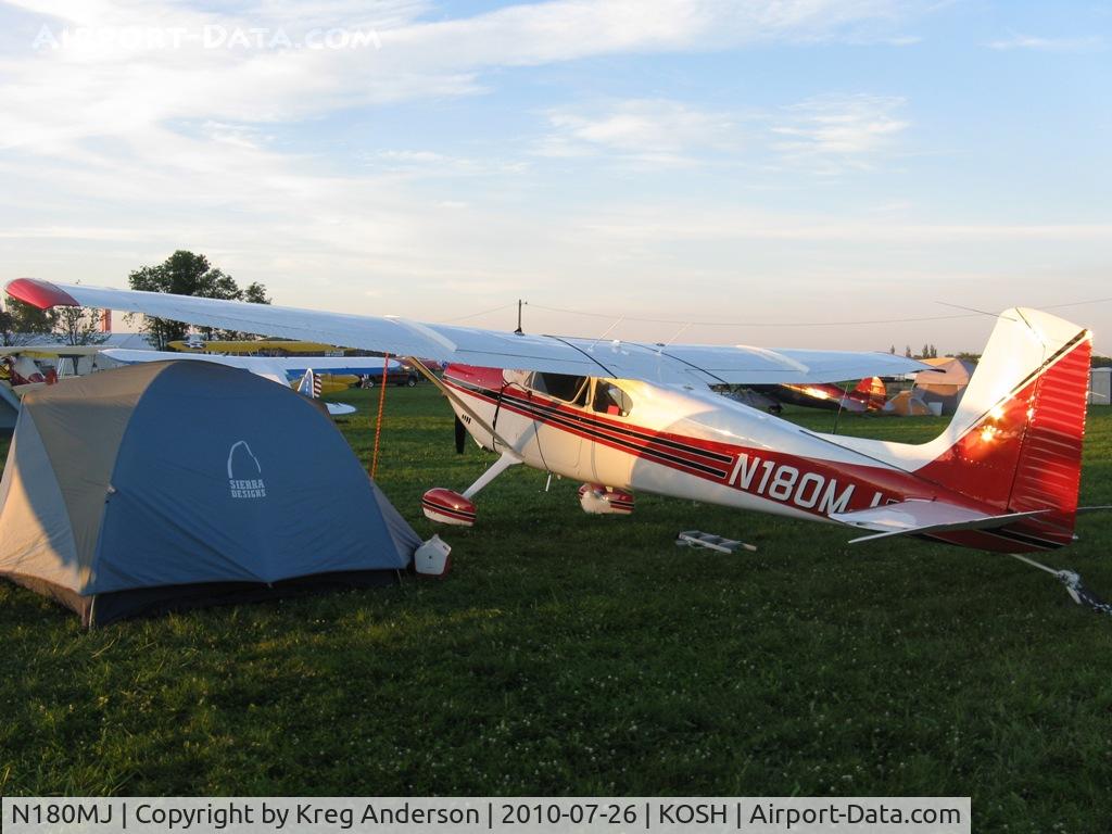 N180MJ, 1955 Cessna 180 C/N 31607, EAA AirVenture 2010