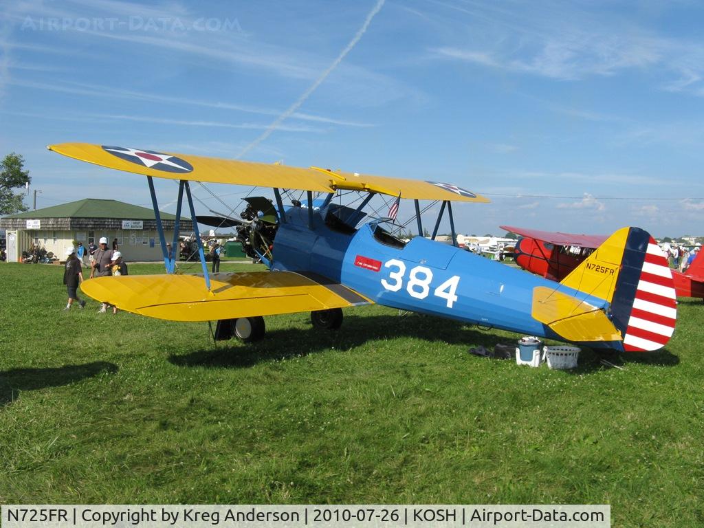 N725FR, 1940 Boeing A75 C/N 75-384, EAA AirVenture 2010