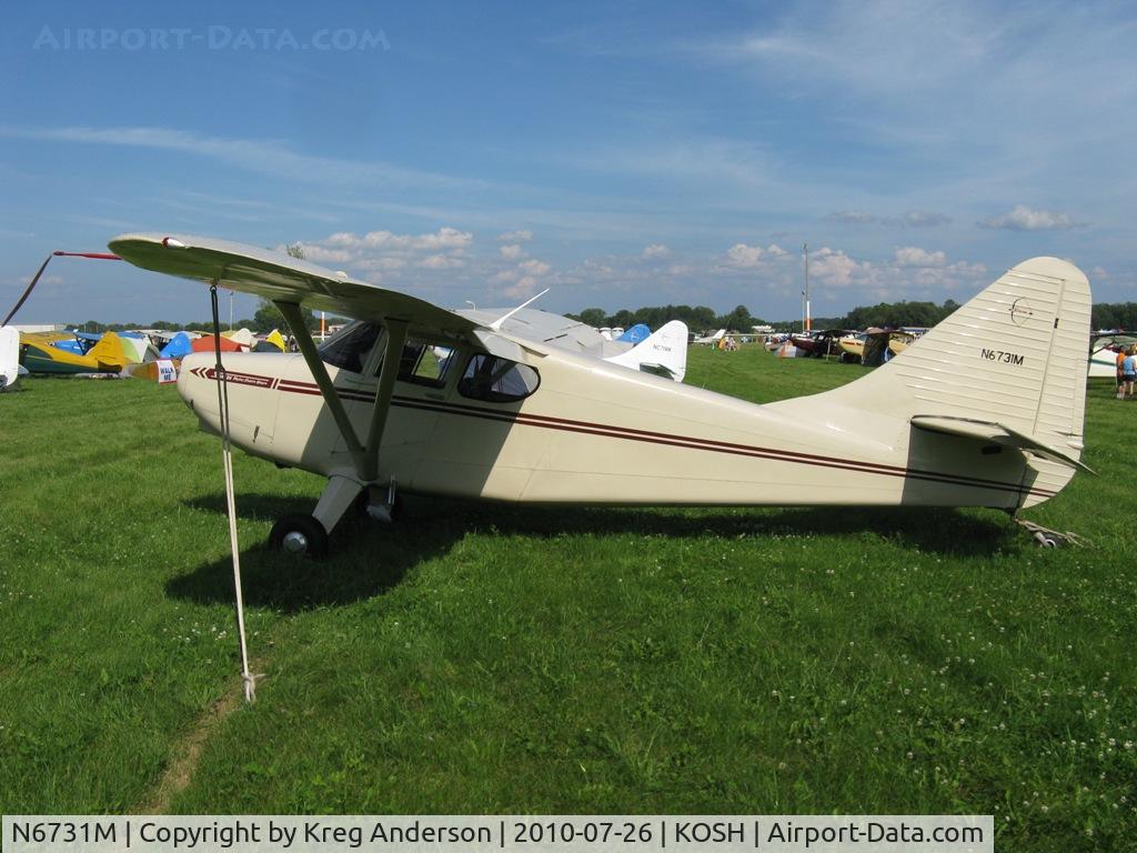 N6731M, 1949 Stinson 108-3 Voyager C/N 108-4731, EAA AirVenture 2010