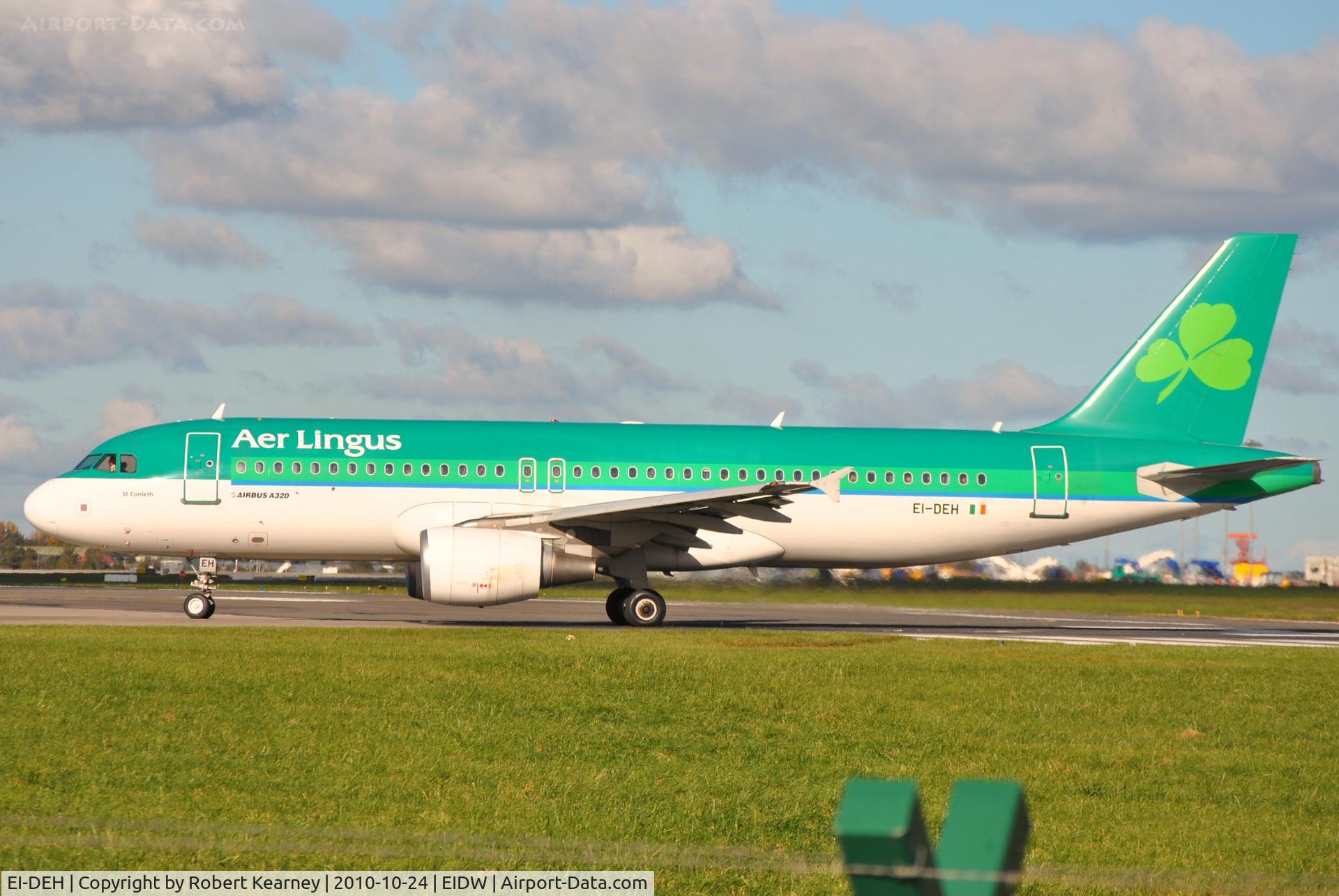 EI-DEH, 2004 Airbus A320-214 C/N 2294, Aer Lingus lining up