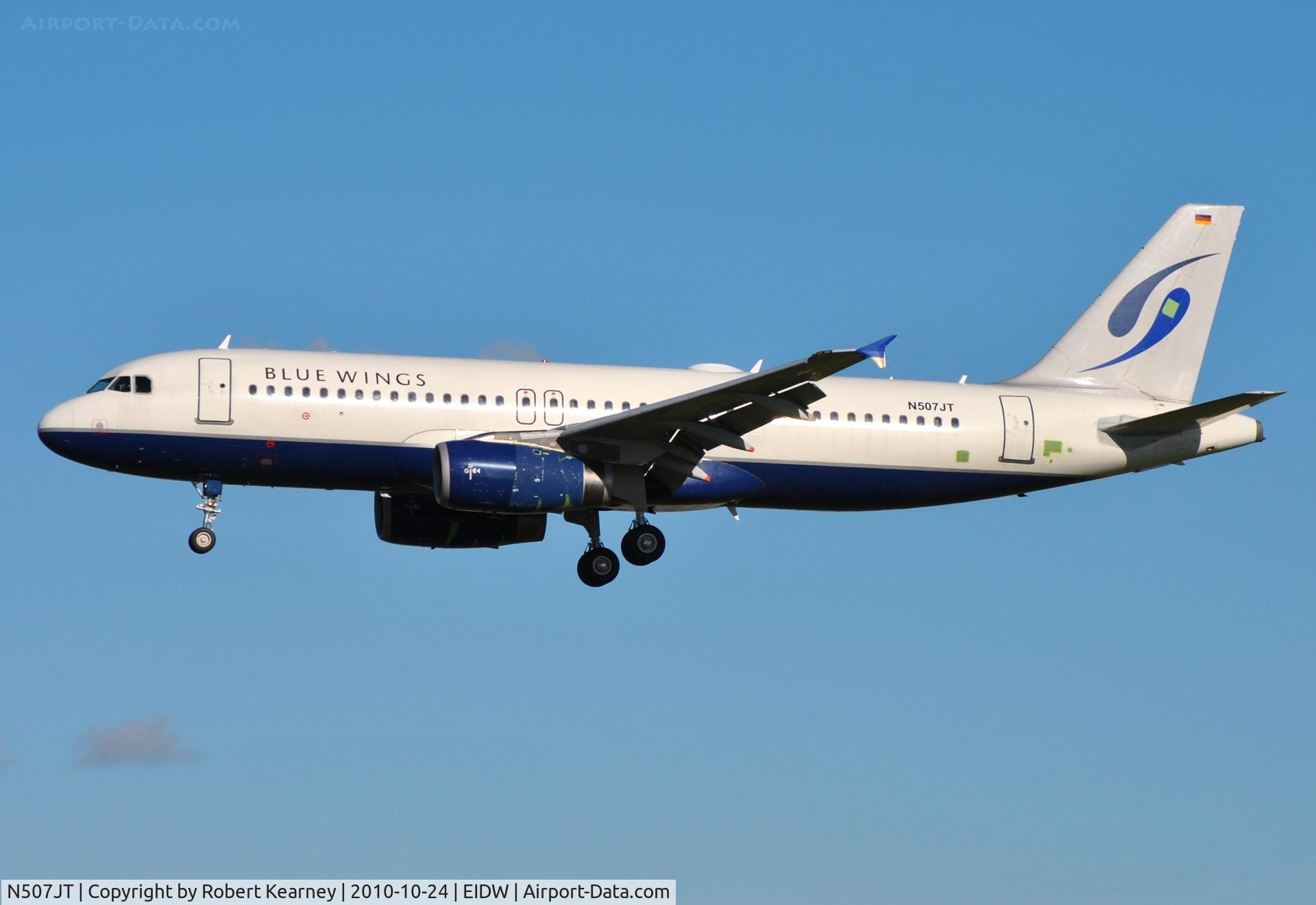 N507JT, 2000 Airbus A320-232 C/N 1240, Future JetBlue arriving in EIDW